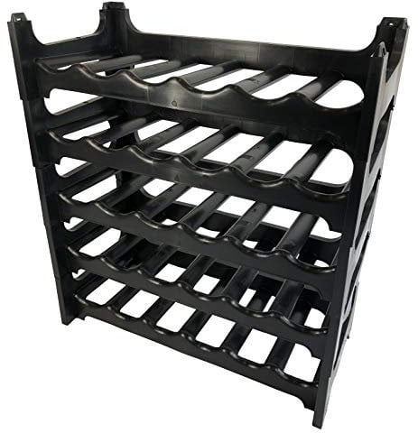 Stacking Wine Rack for 30 Bottles for Wine Soft Drink Champagne and Spirit Bottles
