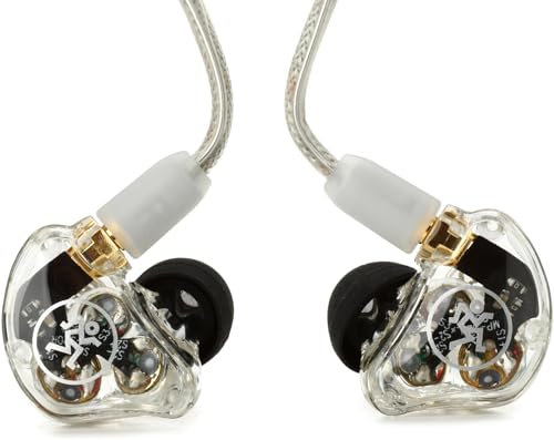 Mackie MP-320 monitor in-ear professionali (IEM) con isolamento acustico e driver triplo dinamico