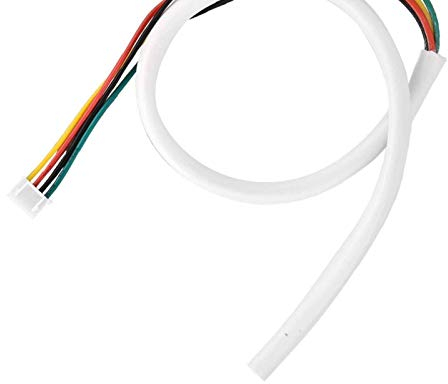 Cavo in rame flessibile bianco rotondo da 30 m 0, 5 mm² a 4 conduttori, filo di rame con rivestimento esterno isolante in PVC bianco, per di videocitofono