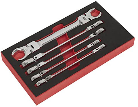 Sealey AK2652 5pc Flexi-Head Flare Nut Spanner Set