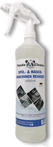 PandaCleaner Limpiador de máquina para lavadoras y lavavajillas – 1000 ml descalcificador para limpieza y protección (botella pulverizadora de 1000 ml)
