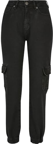 Urban Classics Damen Ladies Organic Stretch Denim Cargo Pants
