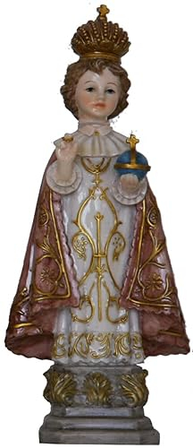 dekoprojekt Heiligenfigur Prager Jesuskind, Roter Umhang 23,2 cm