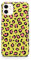 iCaseDesigner Animal Print Phone Case Compatible with iPhone 11. 5. Mustard & Pink Leopard