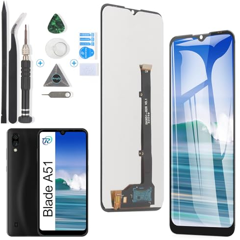 RongZy para ZTE Blade A51 LCD+Pantalla Táctil Digitalizador Asamblea Reemplazo +Reparación Herramientas(Negro)