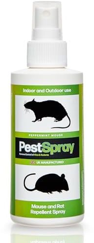 EFA International Mouse and Rat Repellent Spray, 150ml Peppermint Oil Spray, Peppermint Oil Based Rodent Repellent