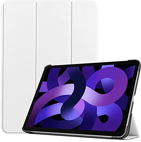 RanTuo Tablet Funda para Realme Pad 10.4, Piel de PU, Delgado, a Prueba de Polvo, Funda para Tablet Resistente a Caídas para Realme Pad 10.4.(Blanco)