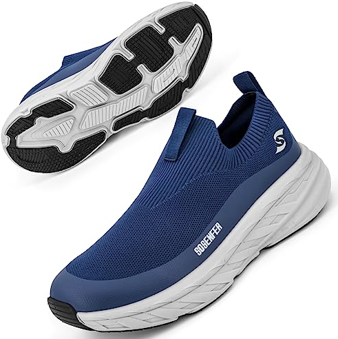 Sosenfer Laufschuhe Herren Sportschuhe Outdoor Schuhe Herren Freizeitschuhe Turnschuhe Leichtgewichts Atmungsaktiv rutschfeste Gym Joggingschuhe-SHLAN-40