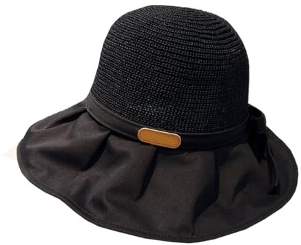 Ecroon Unisex Gorro Pescador Reversible Bucket Hat Unisex Sombreros de Pescador Algodón Gorra Visera Sombrero de Sol