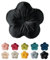 beties Samt&Sonders Serie Kissen Blume ca. 50 Ø cm Deko- Formkissen gefüllt (schwarz)