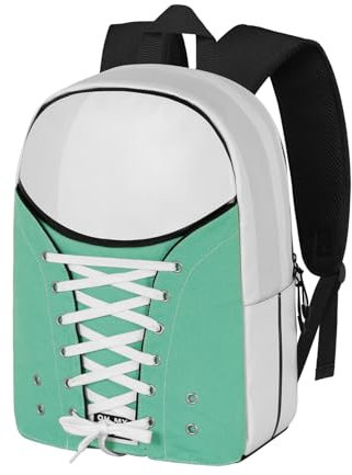 Oh My Pop! Unisex Sneakers Rucksack, Türkis, Einheitsgröße
