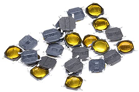 Zubehör für Industrieschalter Industrielle Schalter, 100 Stück, 440,8 mm, 4 x 4 x 0,8 mm, 4 x 4 x 0,8 mm, taktiler Drucktastenschalter, Takt, 4-poliger Schalter, Mikroschalter, SMD, wasserdichte Schal