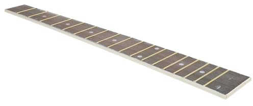 Gitarrengriffbrett Ersatz aus Technischem Holz in Schwarz | Glatte Kanten, Sicher zu Montieren, Formstabil, Passgenaue Reparatur für Saiteninstrumente