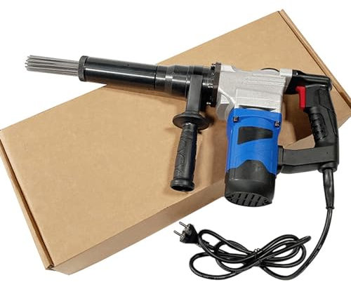 URJWAN Pistola EléCtrica para Quitar óXido con Aguja, Pistola De Mano para Quitar óXido, Cinceles EléCtricos, Herramienta De Limpieza para MáQuina De EliminacióN De óXido, para Eliminar óXido,220V