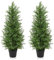 Kazeila Künstliche Pflanzen Outdoor 90cm Zedernbaum,Kunstpflanzen Groß UV Geschützt für Home Wohnzimmer Schlafzimmer Büro Deko(2Pack)