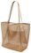 Bekeify Mesh Strandtasche für Damen, Umhängetasche mit Innentasche mit Reißverschluss, Große Faltbare Familie Einkaufstasche, für Strand, Reisen, Schwimmbad