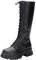 Generico Anfibi Donna Alti in Pelle Con Cerniera e Lacci - Comoda Chiusura, Fodera Calda, Eleganti Classici Invernali Platform Retro