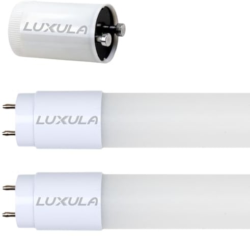 LUXULA 2er Pack LED Röhre 150cm T8 G13, 22W 3520lm, 6000K Kaltweiß | 160 lm/W, inkl. Starter-Brücke, Kunststoff, Ersatz für Leuchtstoffröhre und Neonröhre, Röhrenlampe für Werkstatt