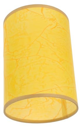 DIYEAH Lampshade Lamp Shades Office Leaf Shade Tripod Lamp Tall Lampshade Iron Yellow