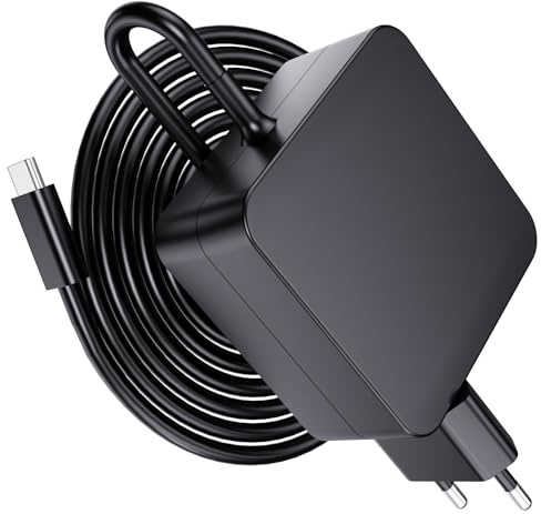 Caricatore USB C Surface Pro da 65W per Microsoft Surface Pro X 1796 1769 1800 Surface Pr-o 11 10 9 8 7+ 7 compatibile con MacBook Pro Huawei Matebook HP Spectre Adattatore per laptop