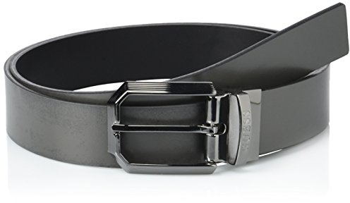 Guess Herren BM3001LEA35 Grtel, Schwarz (Black Grey), XL