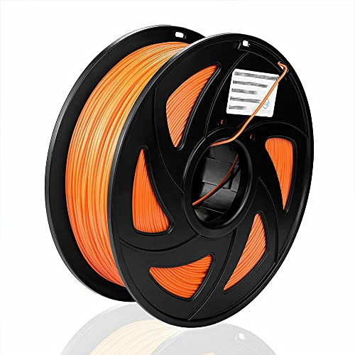 S SIENOC PLA Silk Filament 1KG 3D Drucker PLA Silk Filament 1,75mm 3D Drucker Filament Orange (PLA Silk Orange)