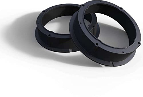 Audioproject A201 - Anillos de altavoz compatibles con VW Golf 4 + 5 Passat 3B BG Polo 9N Beetle Seat Leon Toledo Skoda Fabia Yeti 165 mm adaptador de altavoz par