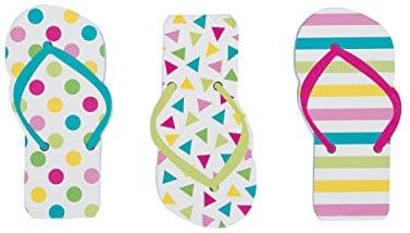 Unique Party Supplies Partygeschenke - Flip-Flop-Notizblöcke - 12er-Pack