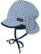 Sterntaler Baby - Jungen Pet met nekbescherming Sonnenhut, Blau (Himmel 325), 51 EU