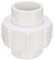 sourcing map Raccord de tuyau métrique en PVC 32 mm x 32 mm Raccord Union Solvant Connecteur rapide