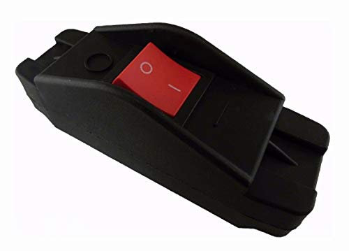 Disjoncteur 16 A, 250 V ~ avec interrupteur à bascule interchangeable 2 broches (rouge – non éclairé)