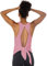 icyzone Damen Rückenfrei Yoga Tank Tops Ärmellos Sport Fitness Shirts (M, Pink)