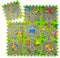 Relaxdays Puzzlematte Straße, 9-teilige Spielmatte für Kinder & Babys, schadstofffrei, EVA Schaumstoff, 90 x 90 cm, bunt