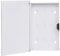 vidaXL Schlüsselkasten mit Magnettafel 6 Magneten Memoboard 9 Schlüsselhaken Schlüsselschrank Schlüsselbox Schlüsselbrett Weiß 30x20x4cm