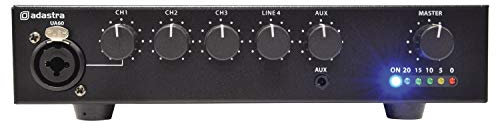 Adastra | UA Series Compact Mixer Amplifier with Multiple input channels | 60W