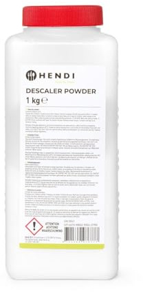 HENDI Entkalker-Pulver, entfernt mühelos Kalkablagerungen, für alle Geräte die Wasser verbrauchen, 1kg