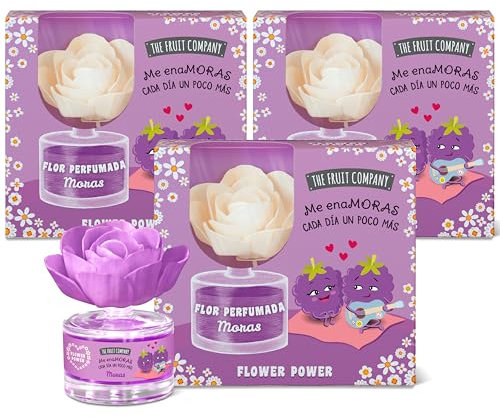 The Fruit Company Flower Power Flor Perfumada, Moras, 55 ml, 3 unidades (3x55ml)
