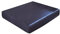 Boqingzhu Satin Spannbettlaken 200x200cm Blau Uni Seide Spannbetttuch Microfaser Bettlaken für bis 25cm Matraze