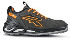 U-Power - Baskets de sécurité basses avec renfort anti-shock DUKE - Usage général - ESD S3 CI SRC 40 Gris / Orange
