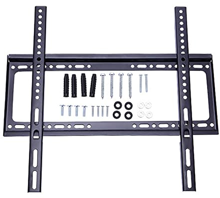 TV Wandhalterung für Fernseher mit 66-65 Zoll, Flachbildfernseher, Universelle Dünne Wandhalterung, Hält Fernseher nur 3,2 cm von der Wand, max. VESA 470x430 mm, max. Länge bis zu 50KG
