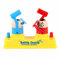 Table Battle Hammer Spiel niedliche Cartoon-Formen Praktisches Tischspiel sicher für Sparring für Zuhause Doppel Sparring Spielzeug Cooles Kampfbrett-Kampfspielzeug (Multicolor 1, Einheitsgröße)