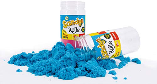 Lisciani – Sandy Rolls Magic Sand – Für Kinder ab 3 Jahren – Fördert Kreativität, Entdeckung von Materialien, taktile sensorische Entwicklung, Vorstellungskraft und Fantasie
