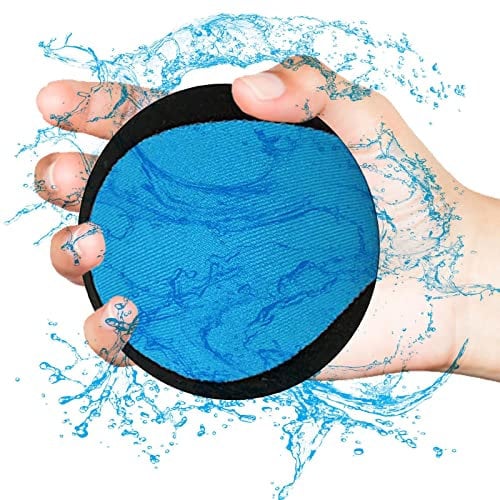 Moageme Water Bouncing Balls Funny Pool Ball Bounce on The Water Soft Quick-drying Water Ball Water Sports Games for Pool Beach Interactive 5.5cm