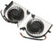 Tosuny CPU Ventilateur GPU pour MSI GE75 GP75 GL75 WE75 GE63 GP63 GL63 GV63 GE73,4 Pin DC 5V/0.55A CPU GPU Refroidisseur de Ventilateur de Refroidissement, Facile à Installer et à