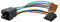 Faisceau de Câblage Radio Stéréo de Voiture ISO, Adaptateur de Faisceau de Câbles Kit Audio Stéréo de Voiture ISO adapté pour Peugeot 106 206 306 307 405 406 607