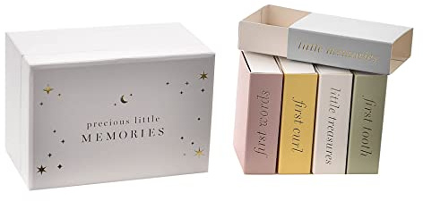 Bambino Keepsake Box with 5 Mini Memory Matchboxes For Baby First's