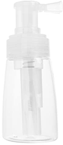 FOMIYES Hair Salon Powder Spray Bottle Portable Refillable Dry Powder Sprayer for Travel for Deodorants Dry Shampoo and Glitter Transparent Design for Easy Use