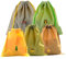 JTKREW 5 Bolsas de PE Impermeables con Cordón para Piscina, Zapatos, Tela, Juguetes, Organizador, Equipaje y Más - Bolsas de Almacenaje Ideales para Viajes, Gimnasio y Bolsas de Plástico