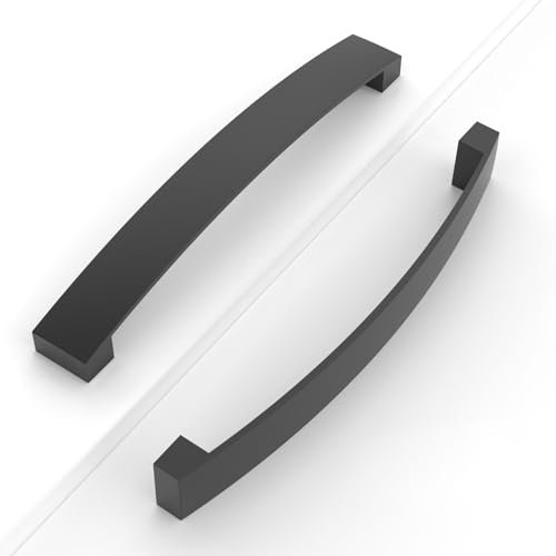 Coinkoly Lot de 10 Poignee de Meuble Cuisine Noir Poignées Entraxe 160 mm Poignet de Porte Cuisine Poignée Meuble Poignée Cuisine Poignée poignée de chambre à coucher CK-EU0009