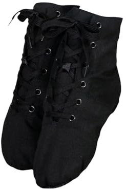 Weiße Sportschuhe Damen 39 Frauen Männer Leinwand Freizeitschuhe Hausschuhe Jazz Stiefel Tanzschuhe Weiche Sohlen Übung Schuhe Ballett Tanz Schuhe Schwarze Damenschuhe 40 (Black, 37)